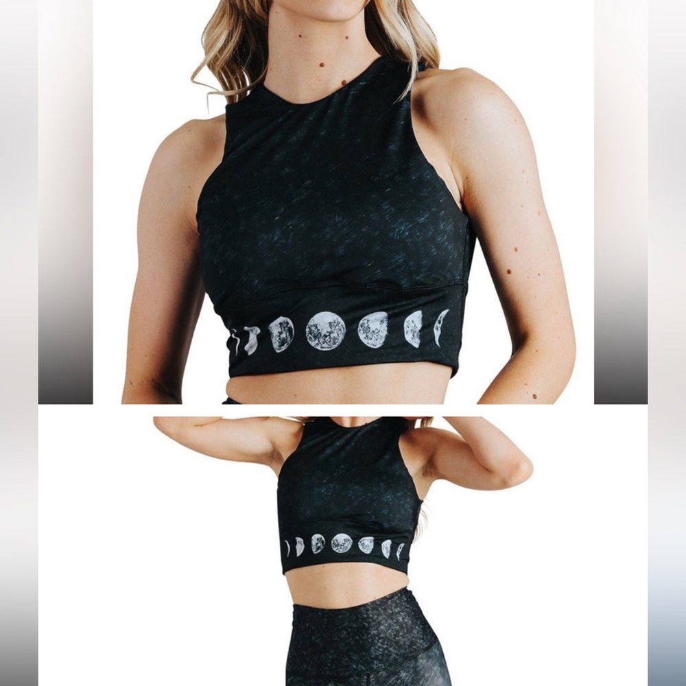 Moon cycle sustainable racerback top!